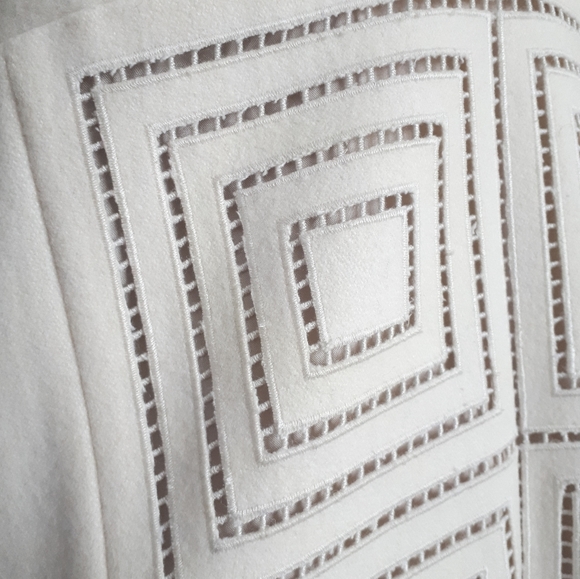 🎈Host Pick🎈Tibi | Wool-blend Eyelet V-neck Dress - Picture 6 of 13